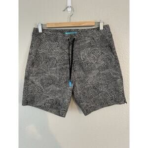 Tori Richard Tendensea Men's Swim Trunks Size Medium Wave Pattern